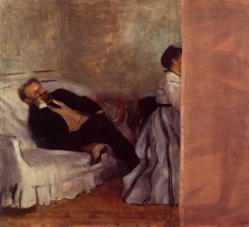 Edgar Degas : Edouard Manet and Madame